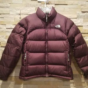 North Face Womens Medium Purple Vintage 96 Retro Nuptse Puffer Jacket Down Coat